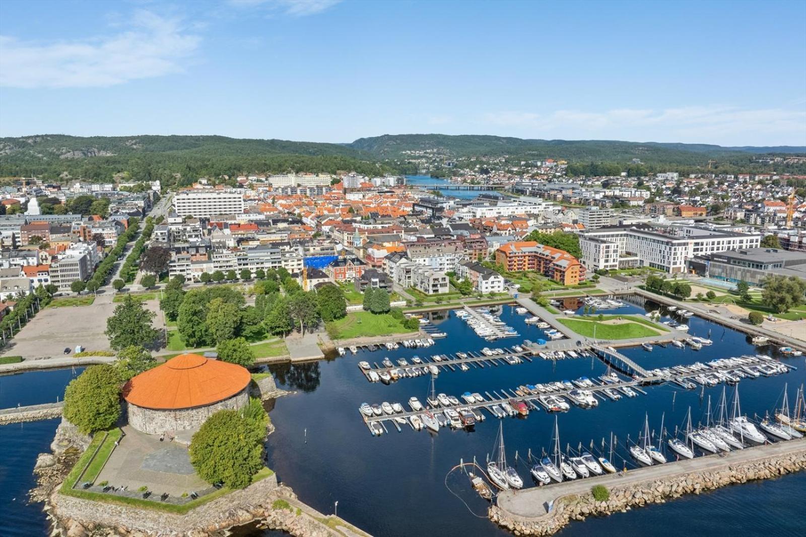 Kristiansand, Bystranda 59m2, 2 Soverom, 6 Senger